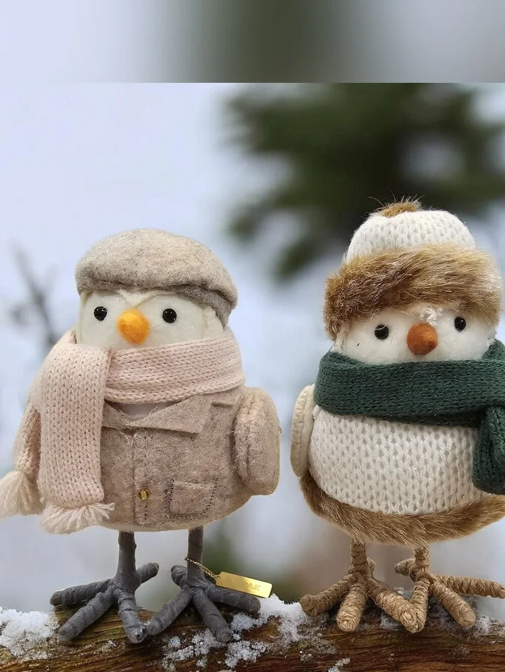 Pair of Winter Target Spritz Birds, Tahoe And Mepak